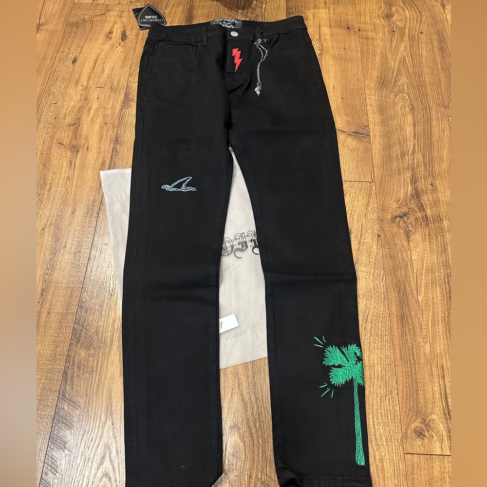 En Noir Skinny Jeans Black
